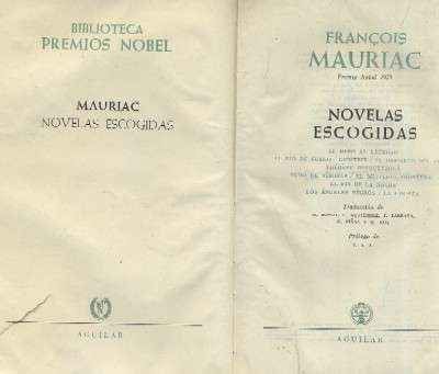 NOVELAS ESCOGIDAS. PREMIO NOBEL 1952