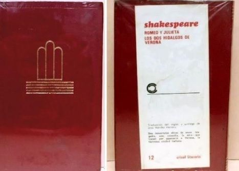 ROMERO Y JULIETA. LOS DOS HIDALGOS DE VERONA. COL. CRISOL LITERARIO Nº 12.