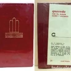 VIDA DEL BUSCON. SUEÑOS Y DISCURSOS. COL. CRISOL LITERARIO Nº 31.