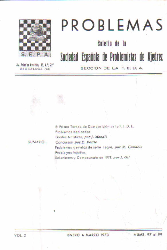 ENERO  A MARZO. 1973. Nº 97  AL 99.