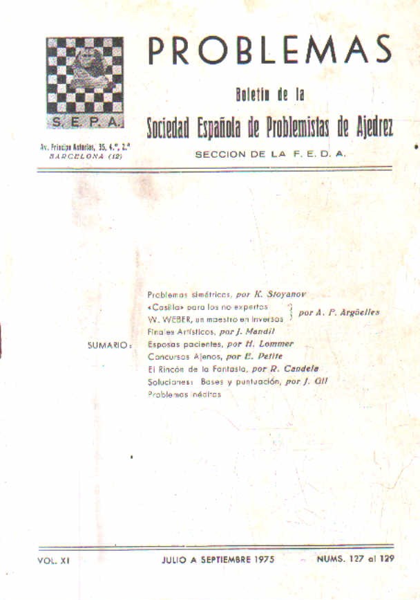 JULIO  A SEPTIEMBRE. 1975. Nº 127  AL 129.