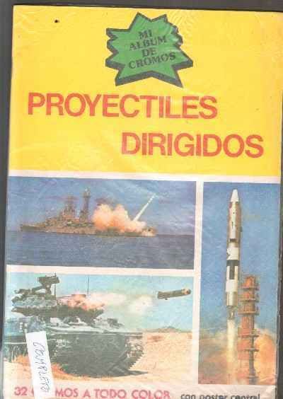 ALBUM PROYECTILES DIRIGIDOS. COMPLETO.