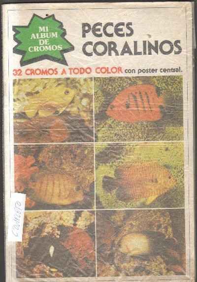 ALBUM PECES CORALINOS. ALBUM COMPLETO.