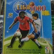 ALBUM INCOMPLETO. ALREDEDOR DE 410 CROMOS. LAS FICHAS DE LA LIGA 2000. CAMPEONATO NACIONAL DE LIGA