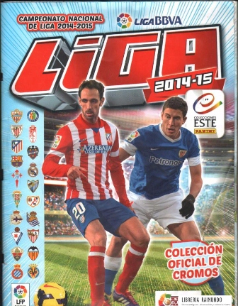 COLECCIÓN DE CROMOS OFICIAL LIGA 2014-2015. ÁLBUM INCOMPLETO
