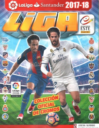 LA LIGA SANTANDER, COLECCIÓN OFICIAL DE CROMOS 2017-2018. ÁLBUM INCOMPLETO