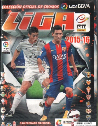 COLECCIÓN OFICIAL DE CROMOS LIGA BBVA. LIGA 2015-16. INCOMPLETO