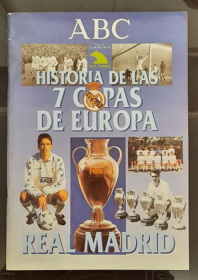 HISTORIA DE LAS 7 COPAS DE EUROPA. REAL MADRID. ÁLBUM INCOMPLETO