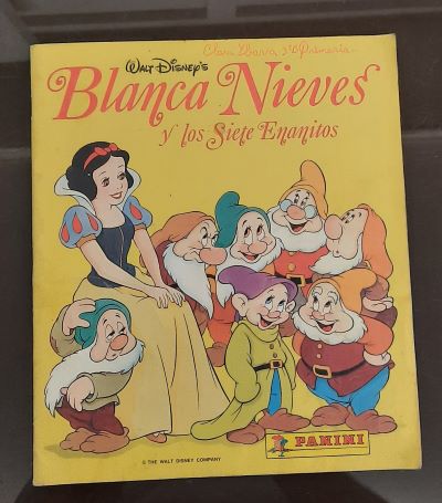 ÁLBUM DE CROMOS, INCOMPLETO. BLANCA NIEVES Y LOS SIETE ENANITOS