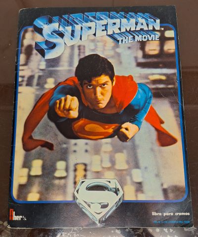 ÁLBUM DE CROMOS. SUPERMAN. THE MOVIE. INCOMPLETO. FALTAN 25 CROMOS