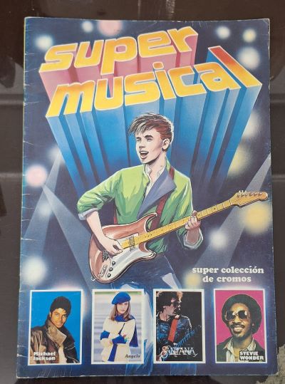 SÚPER MUSICAL. SUPER COLECCIÓN DE CROMOS. ÁLBUM VACÍO