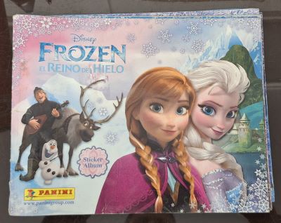 STICKER ALBUM. FROZEN. EL REINO DE HIELO. INCOMPLETO