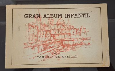 ÁLBUM DE CROMOS. GRAN ÁLBUM INFANTIL DE LA TÓMBOLA DE CARIDAD. COMPLETO