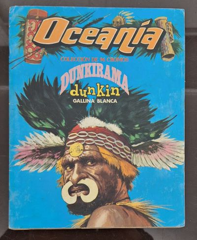OCEANÍA. COLECCIÓN DE 96 CROMOS. DUNKIRAMA. DUNKIN. GALLINA BLANCA. INCOMPLETO, FALTAN 30