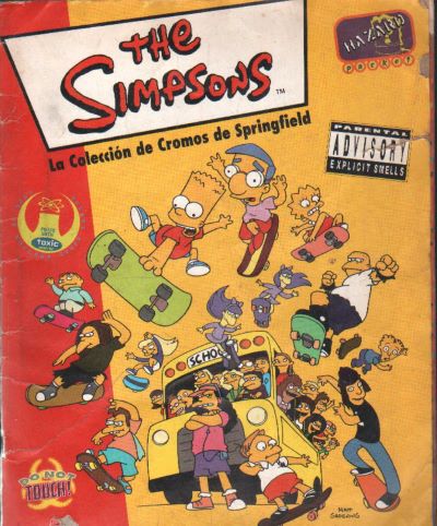 ALBUM. THE SIMPSONS. LA COLECCIÓN DE CROMOS DE SPRINGFIELD. INCOMPLETO