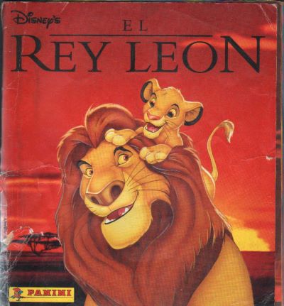 ALBUM DE CROMOS. EL REY LEÓN. COMPLETO