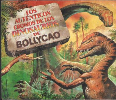 ALBUM DE CROMOS. LOS AUTÉNTICOS CROMOS DE LOS DINOSAURIOS DE BOLLYCAO. INCOMPLETO