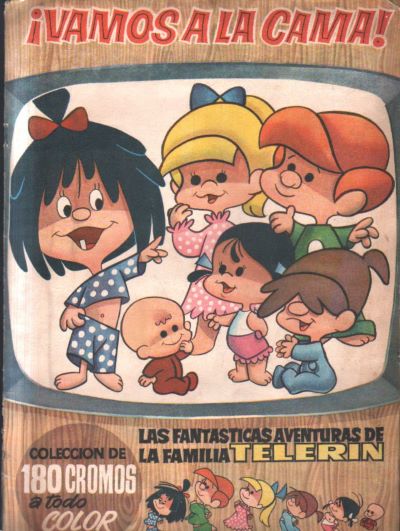 ALBUM DE CROMOS. ¡VAMOS A LA CAMA!  LAS FANTÁSTICAS AVENTURAS DE LA FAMILIA TELERIN. COMPLETO