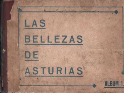 ALBUM DE CROMOS. LAS BELLEZAS DE ASTURIAS. ALBUM 1º. INCOMPLETO