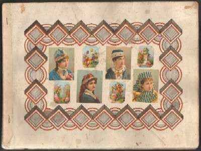 ALBUM DE 50 CROMOS (+32 MAS PEQUEÑOS) MONTADOS SOBRE CARTULINA