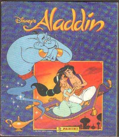 ALADDIN. DISNEY. PANINI. ALBUM DE CROMOS INCOMPLETO