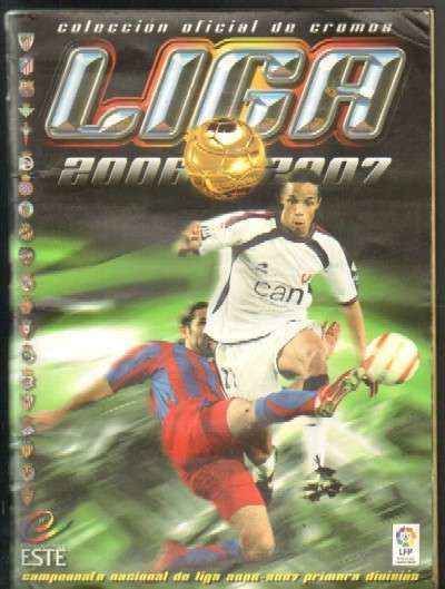 ALBUM LIGA 2006-2007. COLECCIÓN OFICIAL DE CROMOS. COLECCIONES ESTE. INCOMPLETO