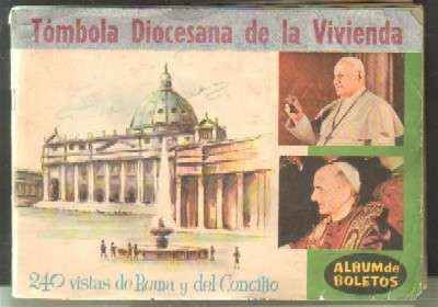 ALBUM 240 VISTAS DE ROMA Y DEL CONCILIO. ALBUM INCOMPLETO