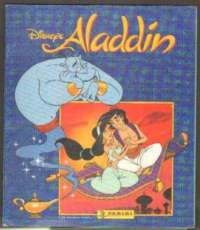 ALBUM ALADDIN. DISNEY. PANINI. ALBUM INCOMPLETO