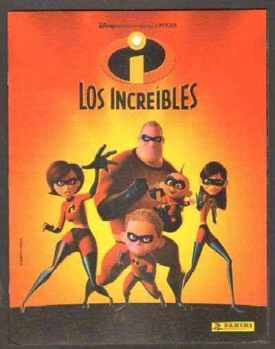 ALBUM DE CROMOS LOS INCREIBLES. PANINI. COMPLETO