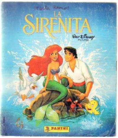 LA SIRENITA. DISNEY. PANINI. ALBUM INCOMPLETO