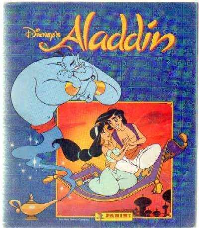 ALADDIN. DISNEY. PANINI. ALBUM INCOMPLETO