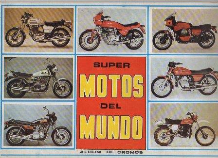 SUPER MOTOS DEL MUNDO. ALBUM DE CROMOS VACÍO