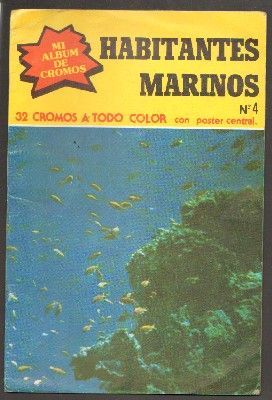 HABITANTES MARINOS Nº 4. ALBUM COMPLETO. SIN PÓSTER