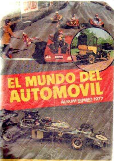 EL MUNDO DEL AUTOMOVIL. ALBUM BIMBO 1977. ALBUM VACÍO