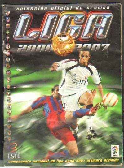 ALBUM DE CROMOS LIGA 2006-07. CAMPEONATO NACIONAL DE LIGA. PRIMERA DIVISIÓN. INCOMPLETO