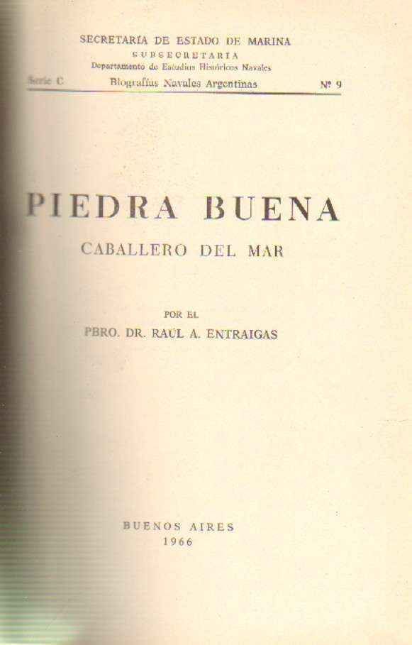 PIEDRA BUENA. CABALLERO DEL MAR