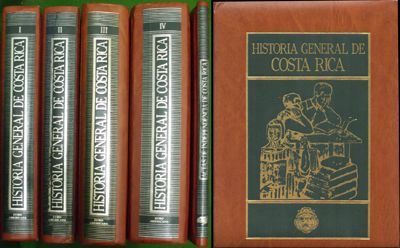 HISTORIA GENERAL DE COSTA RICA - 5 TOMOS.