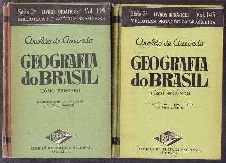 GEOGRAFIA DO BRASIL TOMOS PRIMERO Y SEGUNDO.