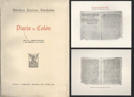 DIARIO DE COLON. LIBRO DE LA PRIMERA NAVEGACION Y DESCUBRIMIENTO DE LAS INDIAS