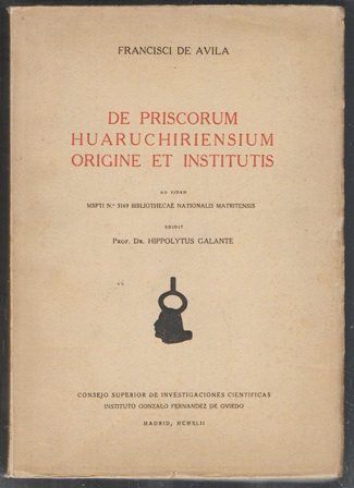 DE PRISCORUM HUARUCHIRIENSIUM ORIGINE ET INSTITUTIS