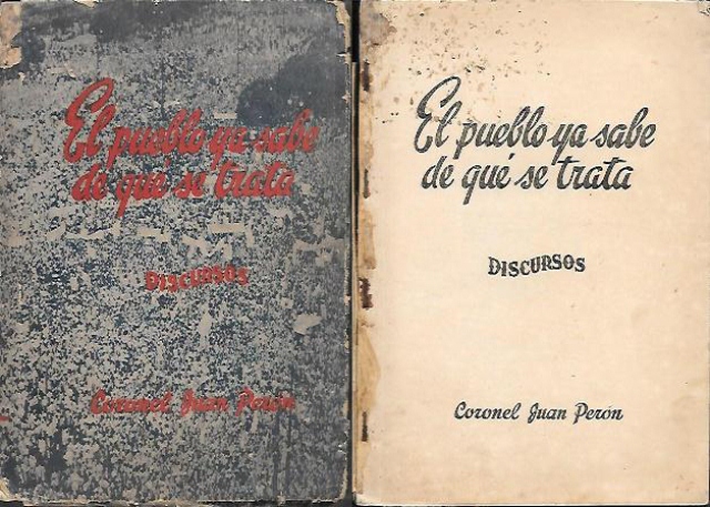 EL PUEBLO YA SABE DE QUE SE TRATA - DISCURSOS