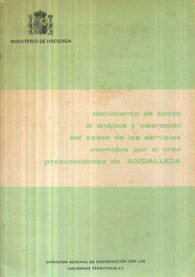 DOCUMENTO DE APOYO AL ANALISIS Y VALORACION DEL COSTE DE LOS SERVICIOS ASUMIDOS POR EL ENTE…
