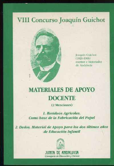 VIII CONCURSO JOAQUIN GUICHOT MATERIALES DE APOYO DOCENTE ( 2 MENCIONES )