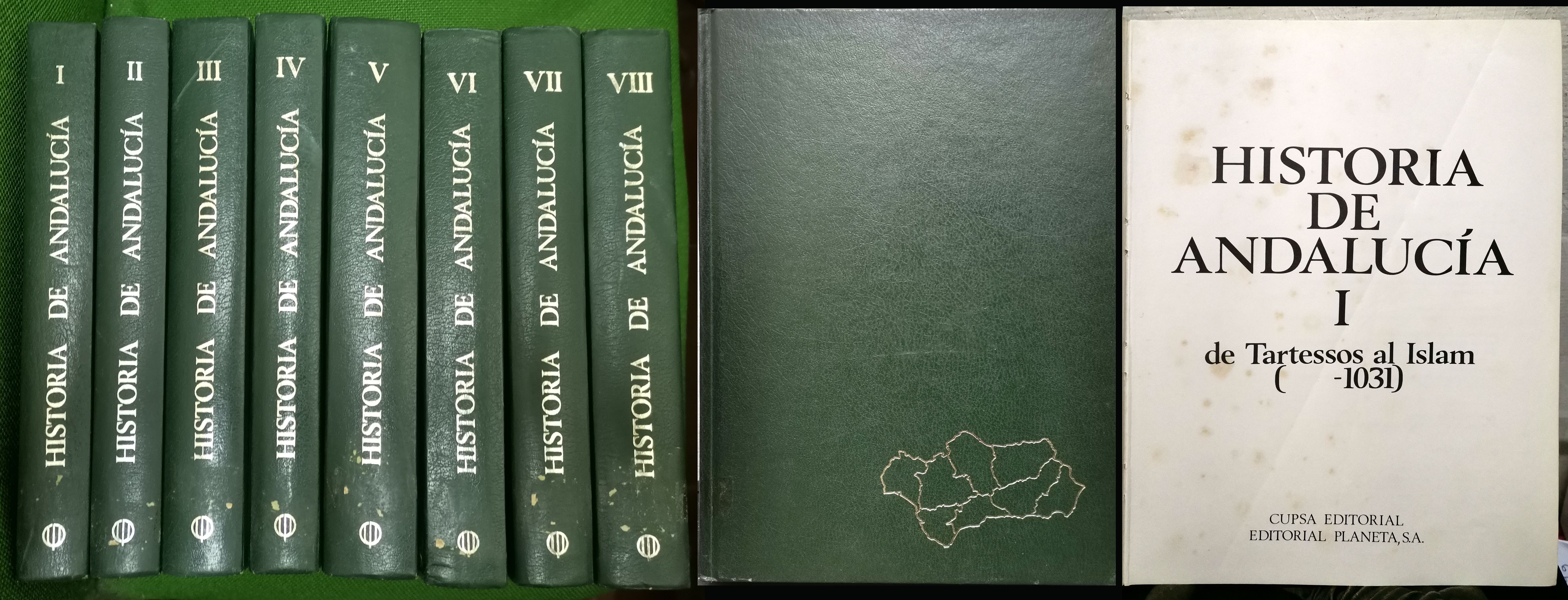 HISTORIA DE ANDALUCIA ( 8 TOMOS, INCOMPLETA )