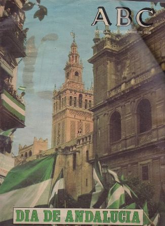 REVISTA ABC. DIA DE ANDALUCIA. SEVILLA 4 DE DICIEMBRE DE 1979.