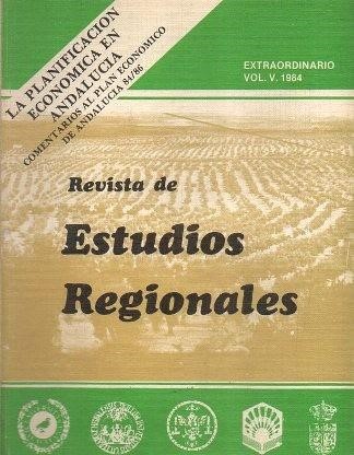 REVISTA DE ESTUDIOS REGIONALES. EXTRAORDINARIO VOL. V. 1984