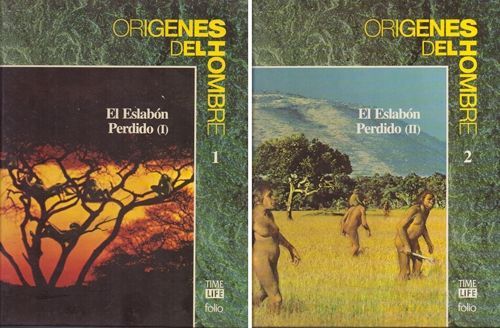EL ESLABON PERDIDO I Y II. 2 TOMOS. ORIGENES DEL HOMBRE 1 Y 2.
