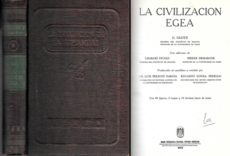 LA EVOLUCION DE LA HUMANIDAD -LA CIVILIZACION EGEA Nº 10