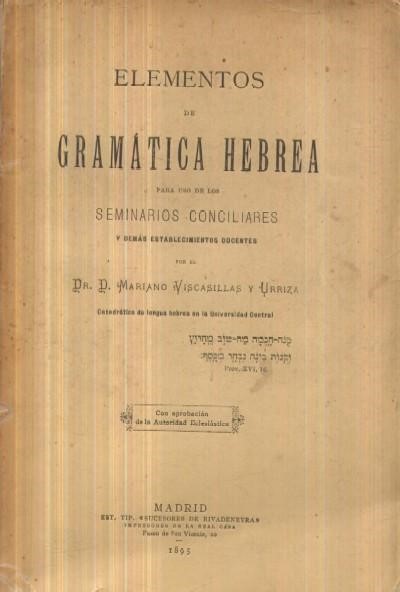 ELEMENTOS DE GRAMATICA HEBREA