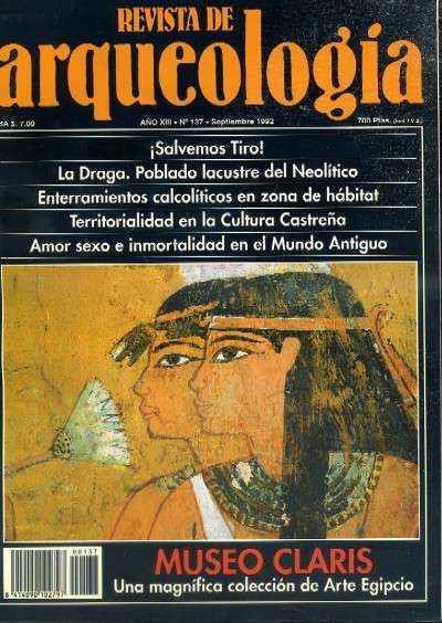 REVISTA DE ARQUEOLOGIA. MUSEO CLARIS. Nº137